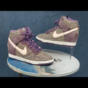 Nike Dunk Sky Hi Purple/Floral